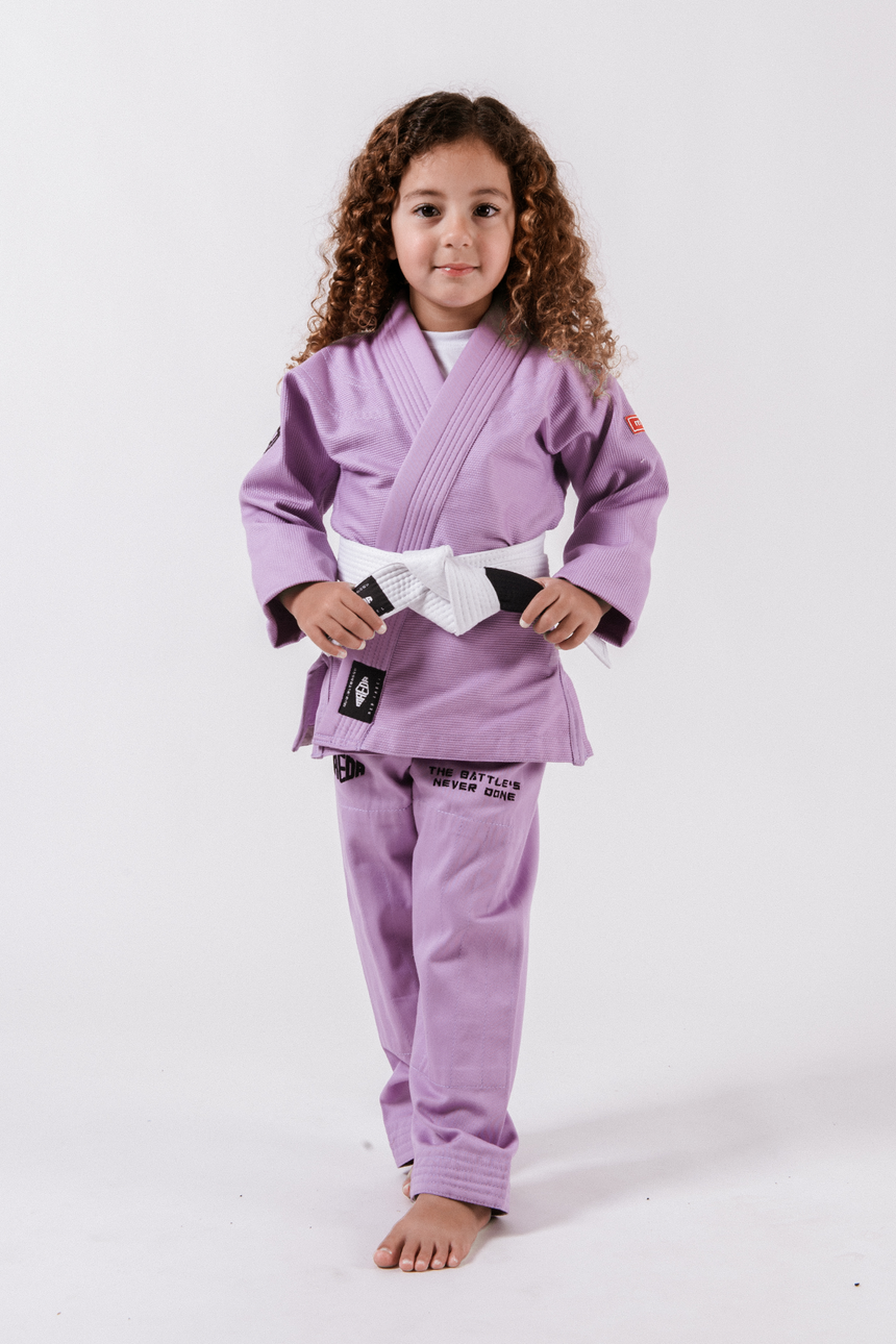 Red Label 3.0 Kid's Jiu Jitsu Gi (Free White Belt) - Purple