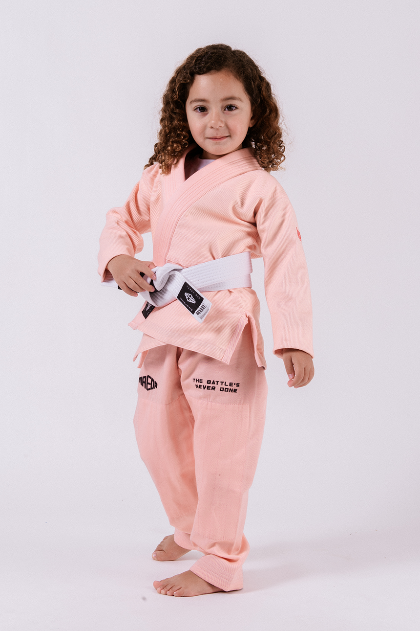 Red Label 3.0 Kid's Jiu Jitsu Gi (Free White Belt) - Pink