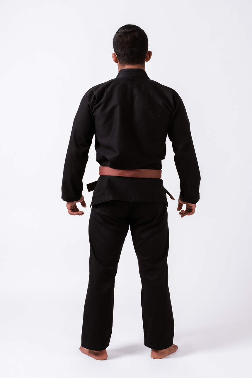 Black Label Jiu Jitsu Gi (Free White Belt) - Black