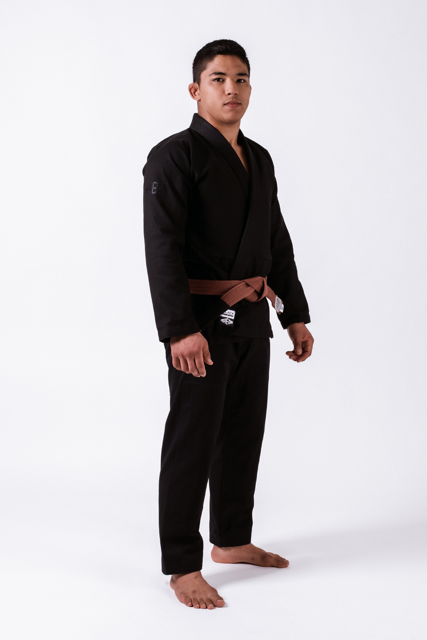 Black Label Jiu Jitsu Gi (Free White Belt) - Black