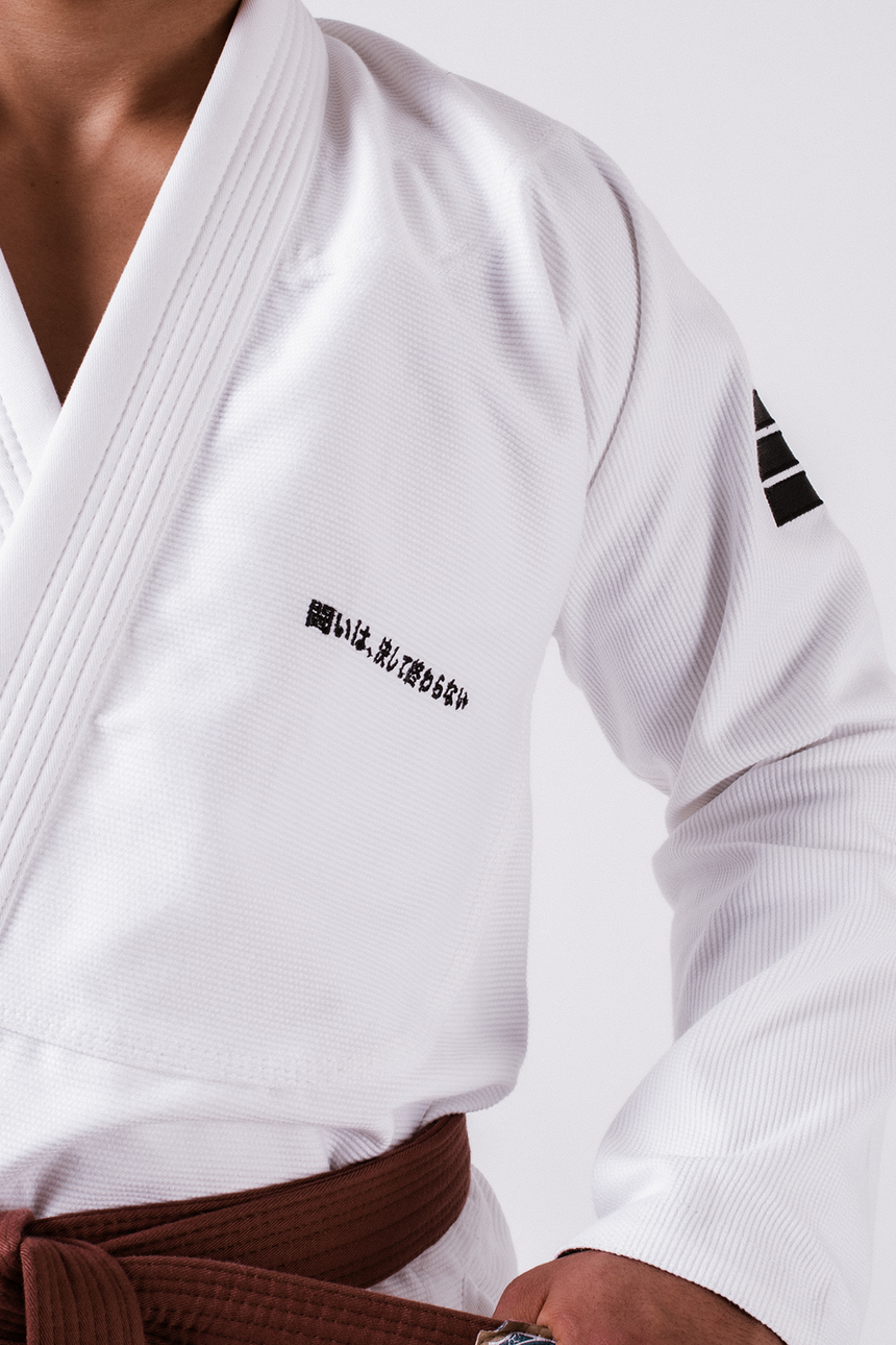 Black Label Jiu Jitsu Gi (Free White Belt) - White