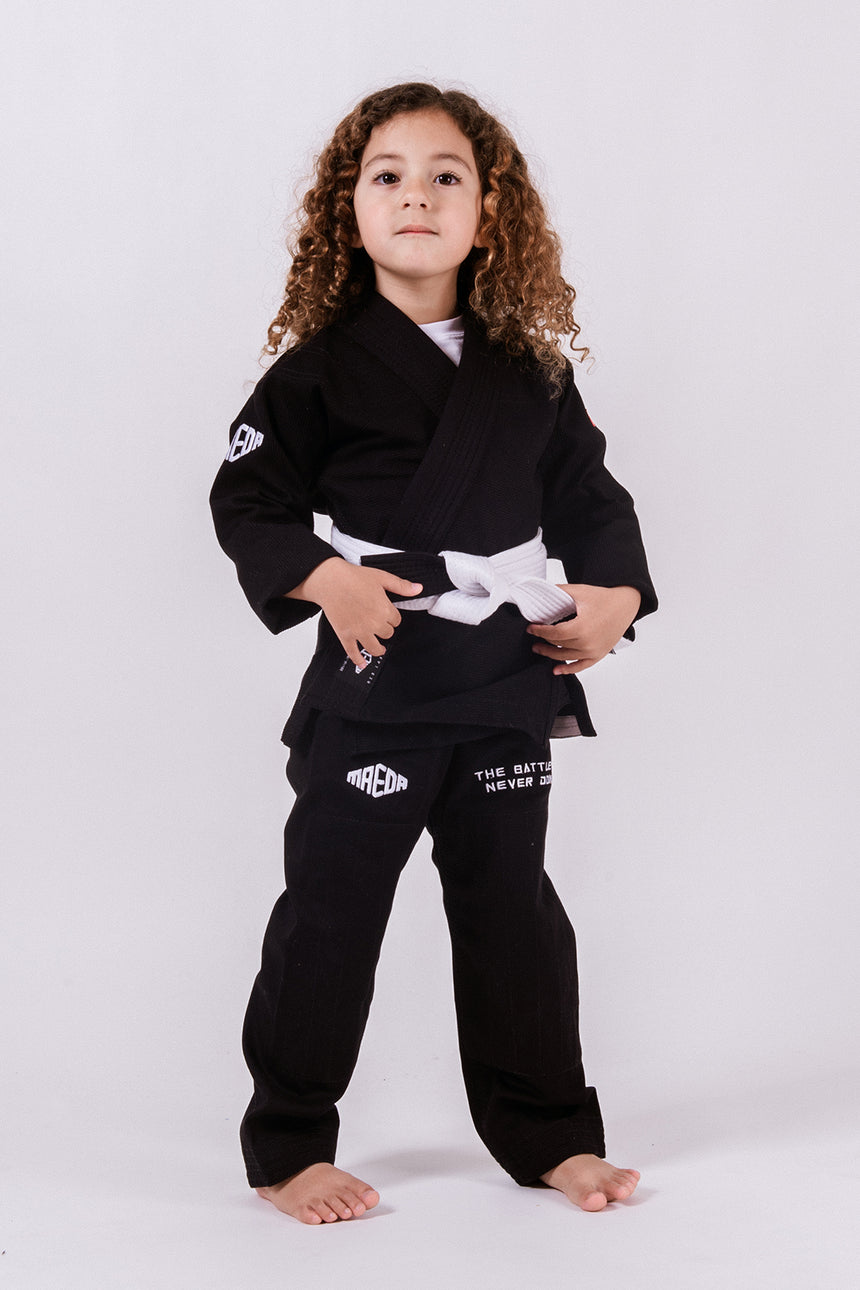 Red Label 3.0 Kid's Jiu Jitsu Gi (Free White Belt) - Black